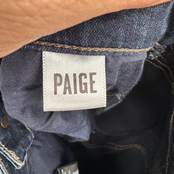 Paige Federal Slim Straight Leg Mens Jeans Size 31 Dark Wash - Picture 6 of 8